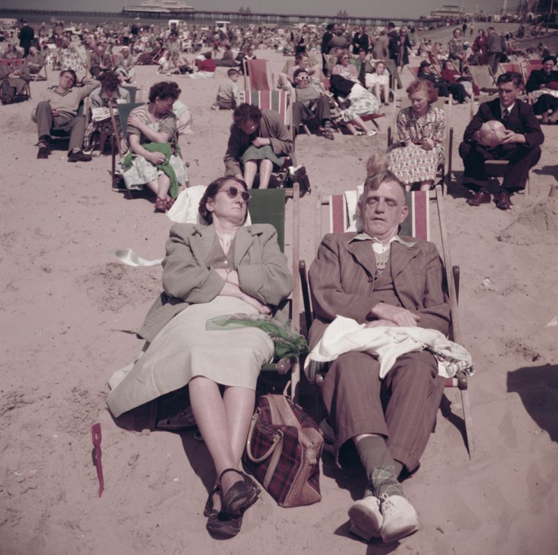 Relaxing On South End Beach