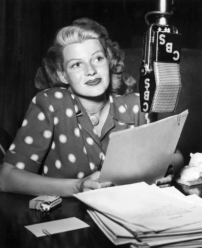 rita hayworth at lux radio theatre galerie prints