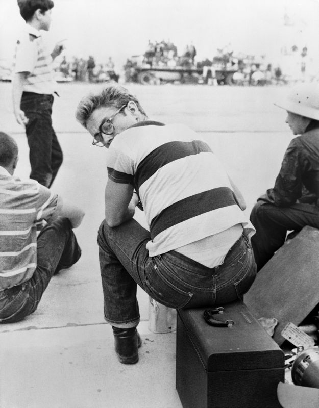 James Dean At A Car Rally