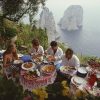 Cenare all'aperto a Capri