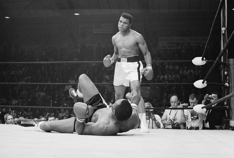 Campione dei pesi massimi Muhammad Ali