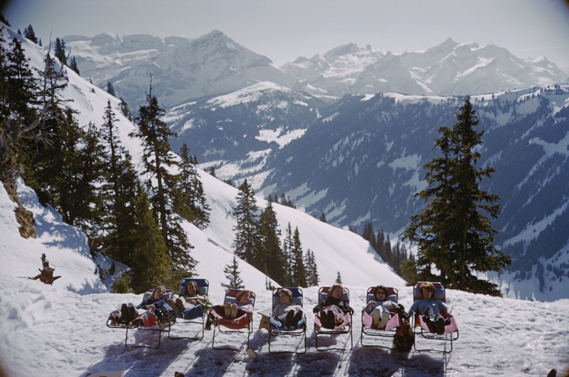 Lounging in Gstaad