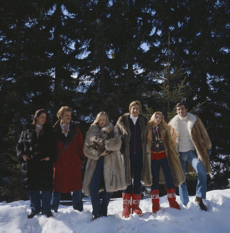 Guests At The Furstenberg Villa