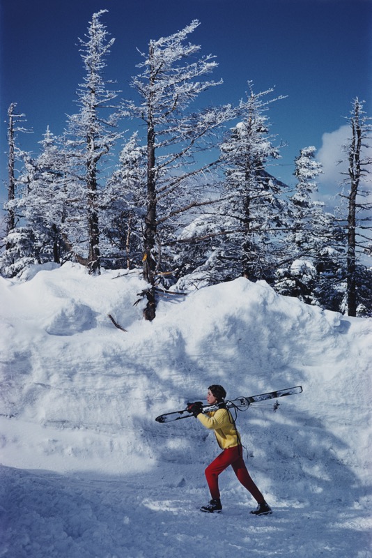 A Skier in Vermont