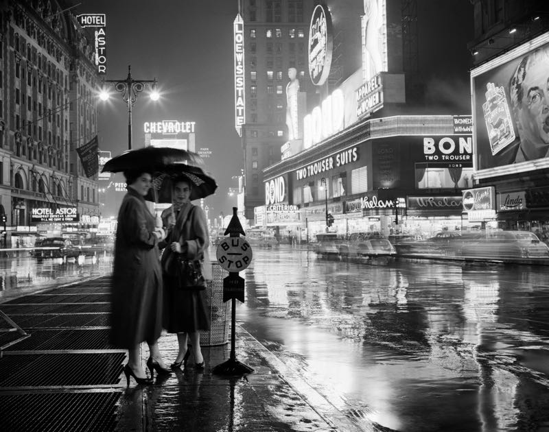 Rainy Time Square