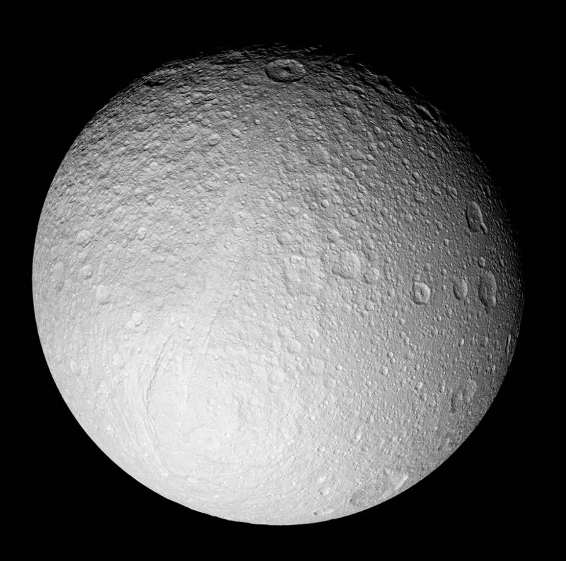 Saturn's Moon Tethys