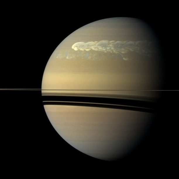 Storm on Saturn