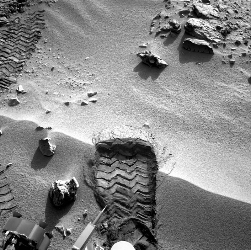 Wheel Track Mars