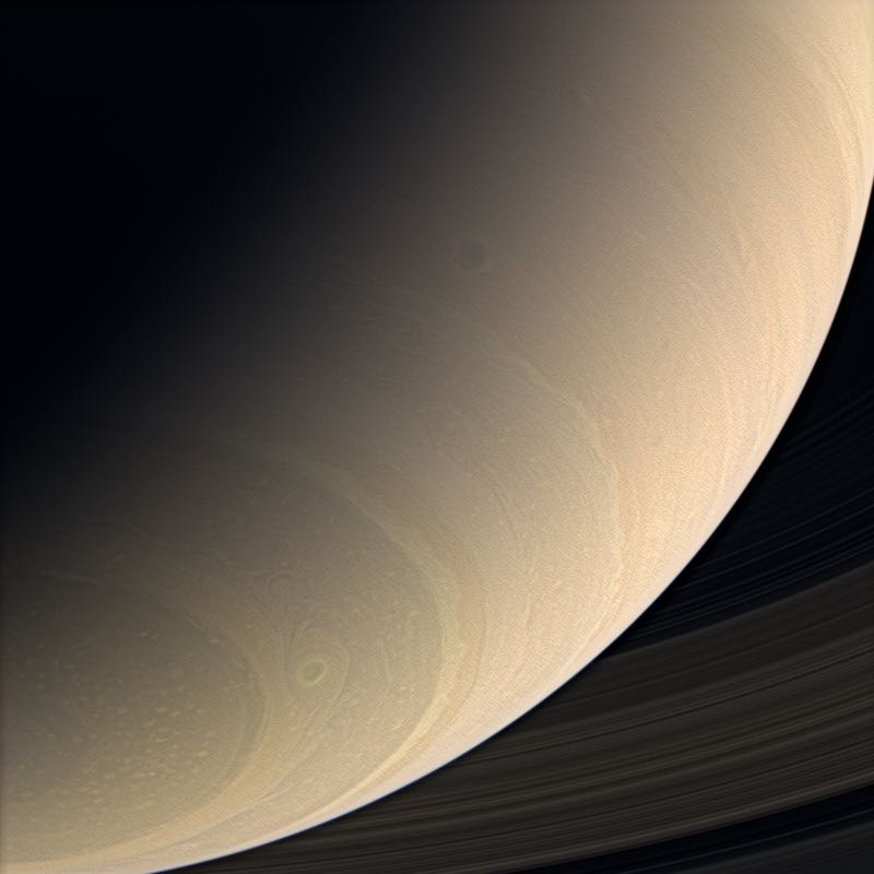 Saturn's Southern Hemisphere