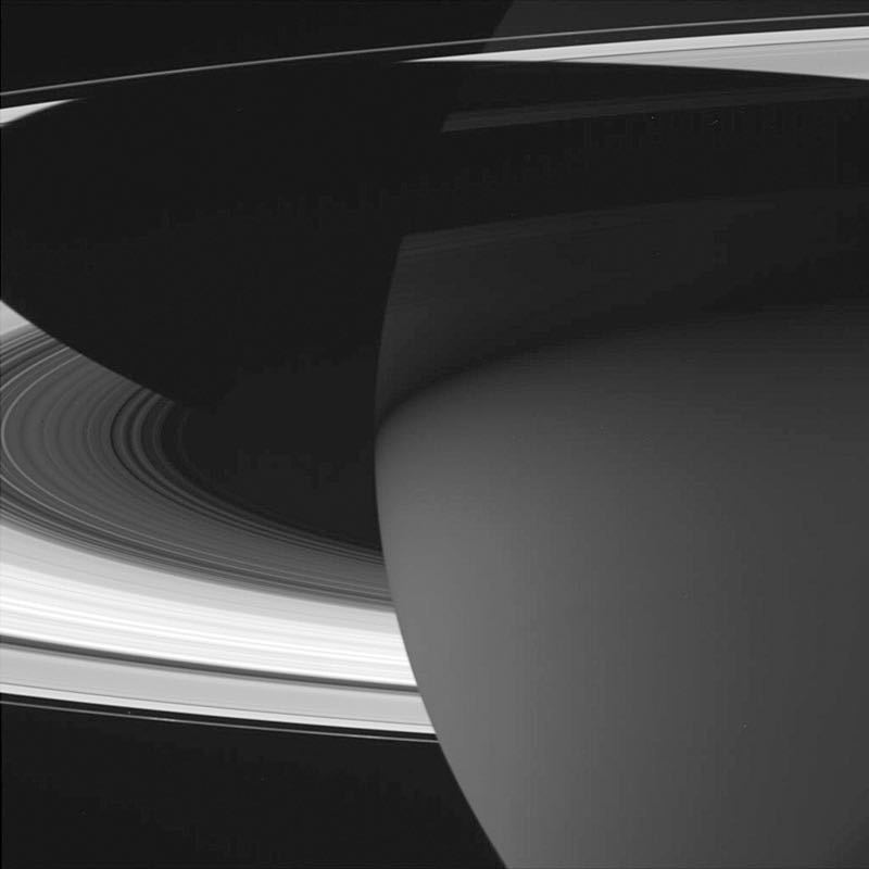 Satellite Image of Saturn