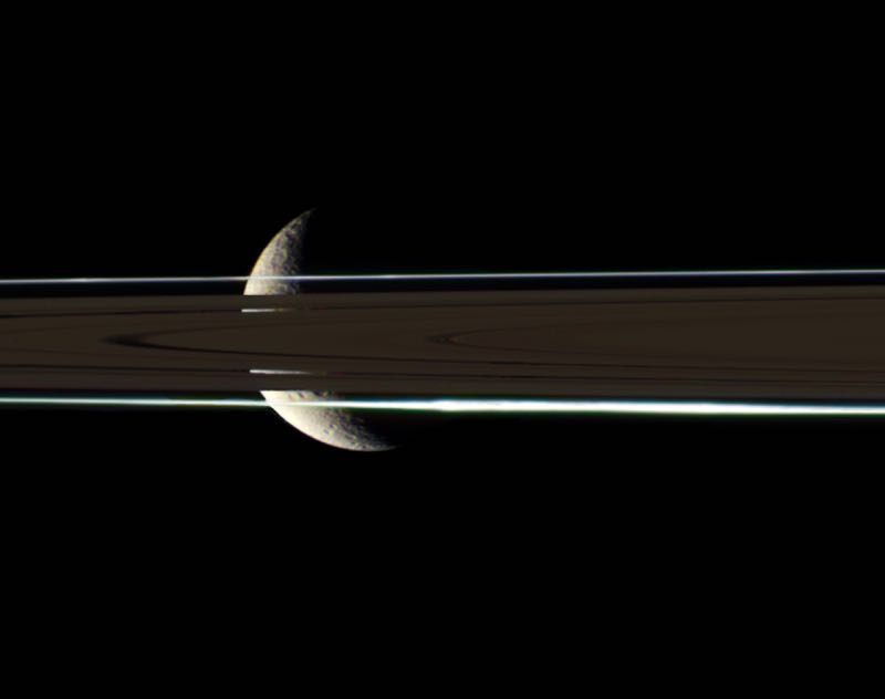 Saturn and Rhea