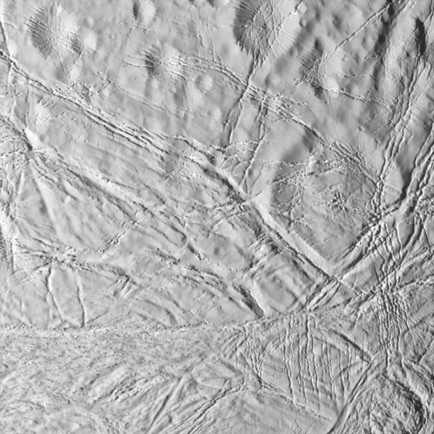Saturn's Moon Enceladus Surface