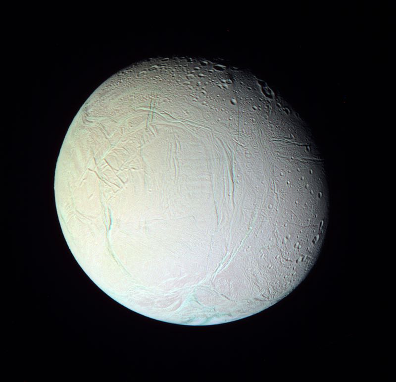 Enceladus Trailing Hemisphere
