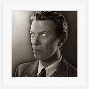 Signed limited edition print of David Bowie by Markus Klinko whiuch was used on the covert of Bowie's 22nd studio album Heathen.
