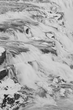 River Gullfoss Waterfall
