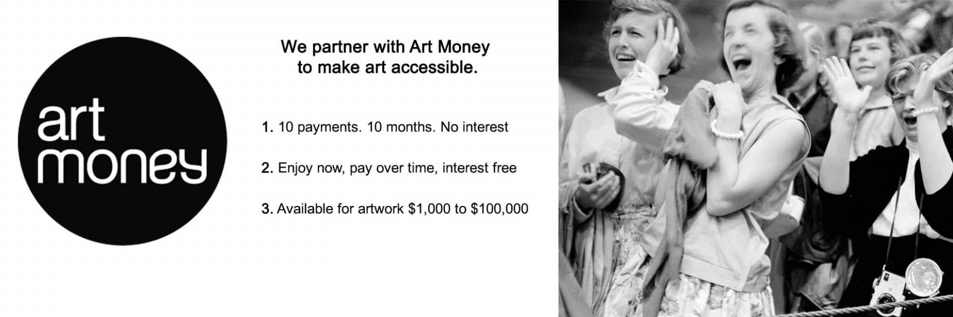 Art Money instant interest free financing buy art now pay in 10 instalments n ow on Galerie Prints