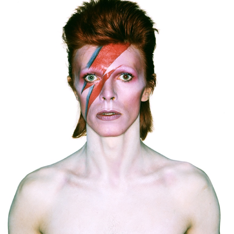 David Bowie Aladdin Sane Eyes Open - SIGNED by David Bowie
