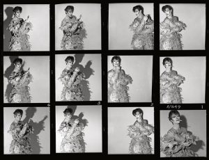 David Bowie Scary Monsters Contact Sheet
