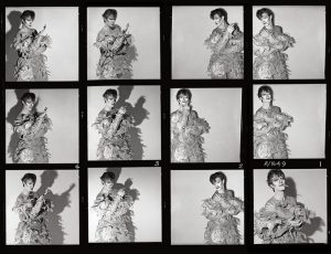 David Bowie Scary Monsters Contact Sheet
