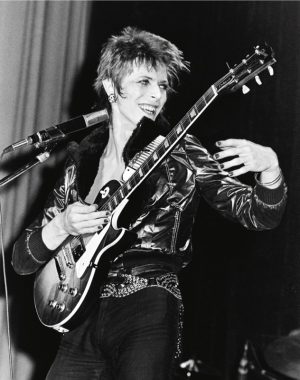Bowie auf der Bühne