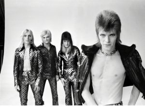 David Bowie mit den Spinnen