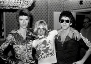 David Bowie mit Lou Reed und Iggy Pop
