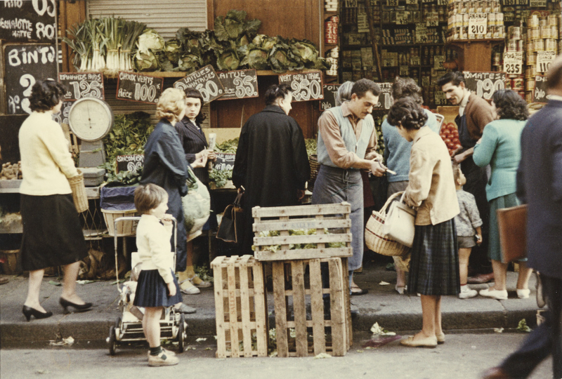 Paris  Market Shoppers