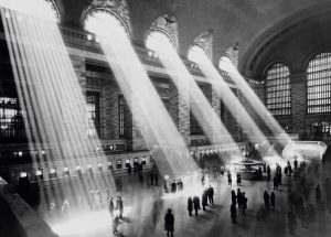 Rayos de sol en la estación Grand Central