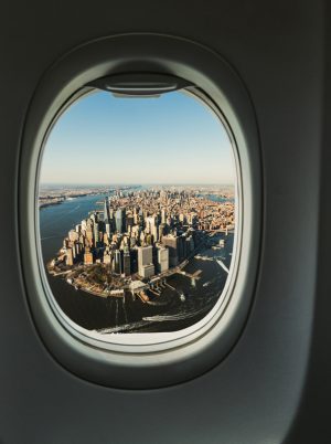 Airline View Of Manhattan