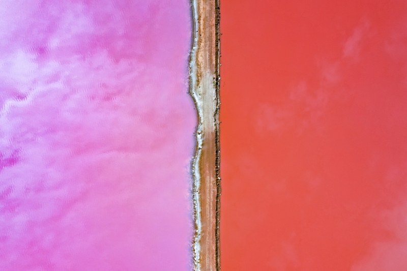 Pink Hutt Lagoon Aerial
