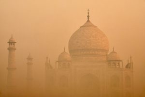 Misty Taj Mahal