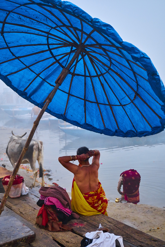 Ghats On The Ganges