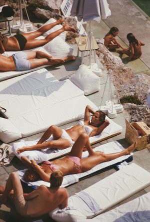 Sunbathers At Eden Roc