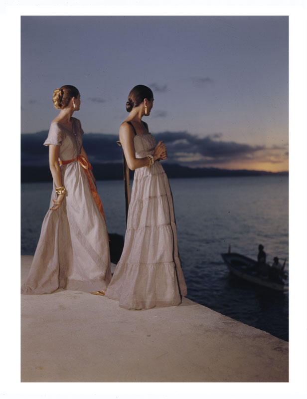 Evening Gowns At Sunset