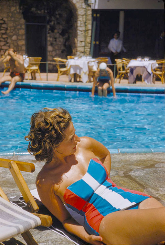 Poolside In Capri