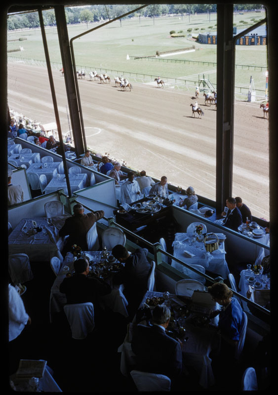 Racegoers At Saratago