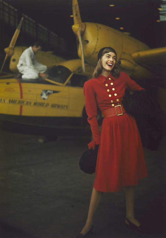 Model In A Red Dress