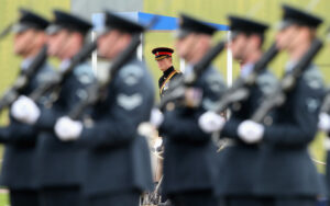 Prince Harry Inspects Troops
