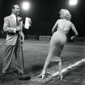 Marilyn Monroe at Dodger Stadium