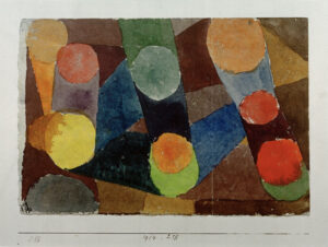 Colour Circles Connected By Colour Bands