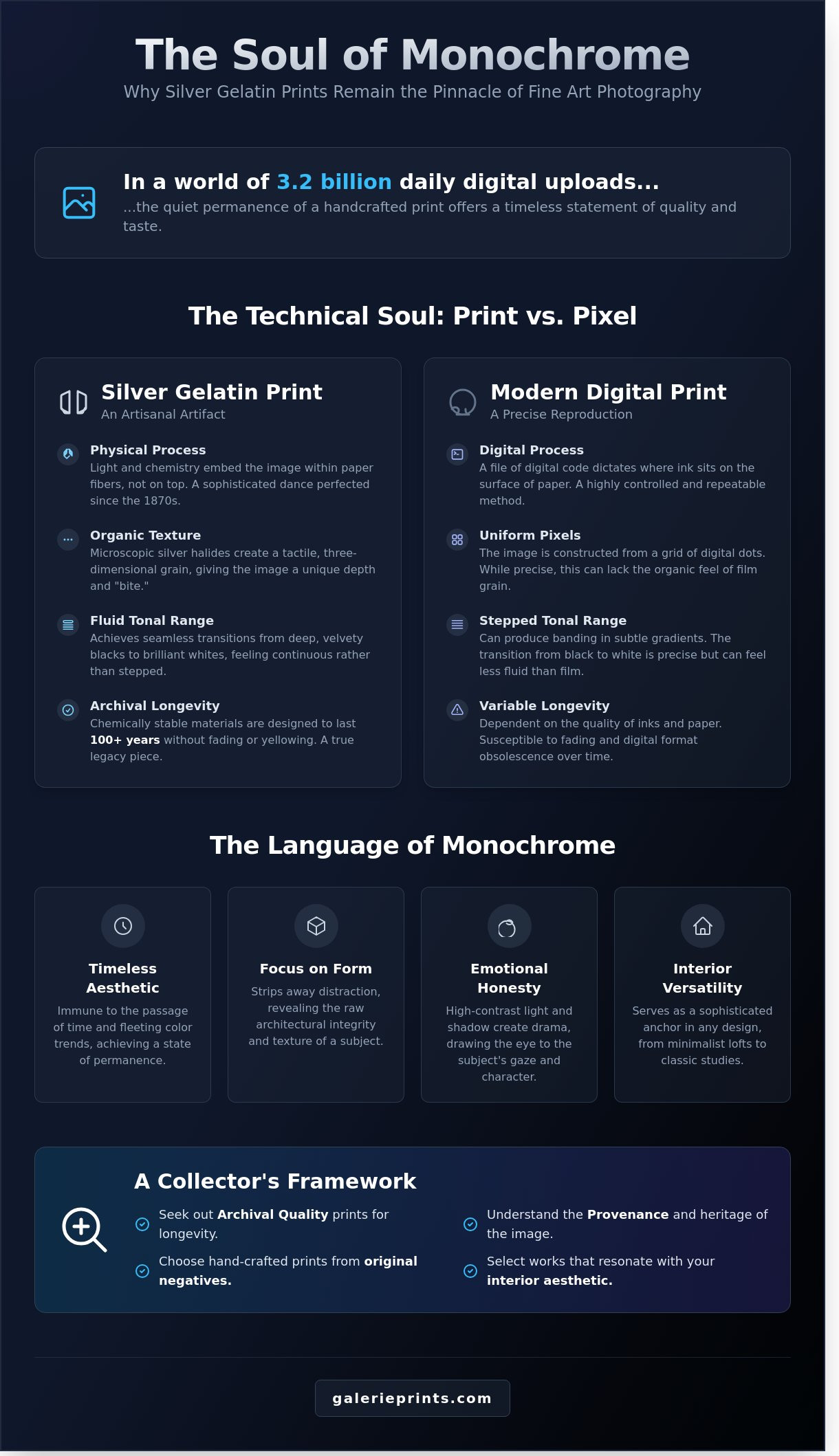 The Timeless Allure of Black and White Pictures: A Collector’s Guide - Infographic