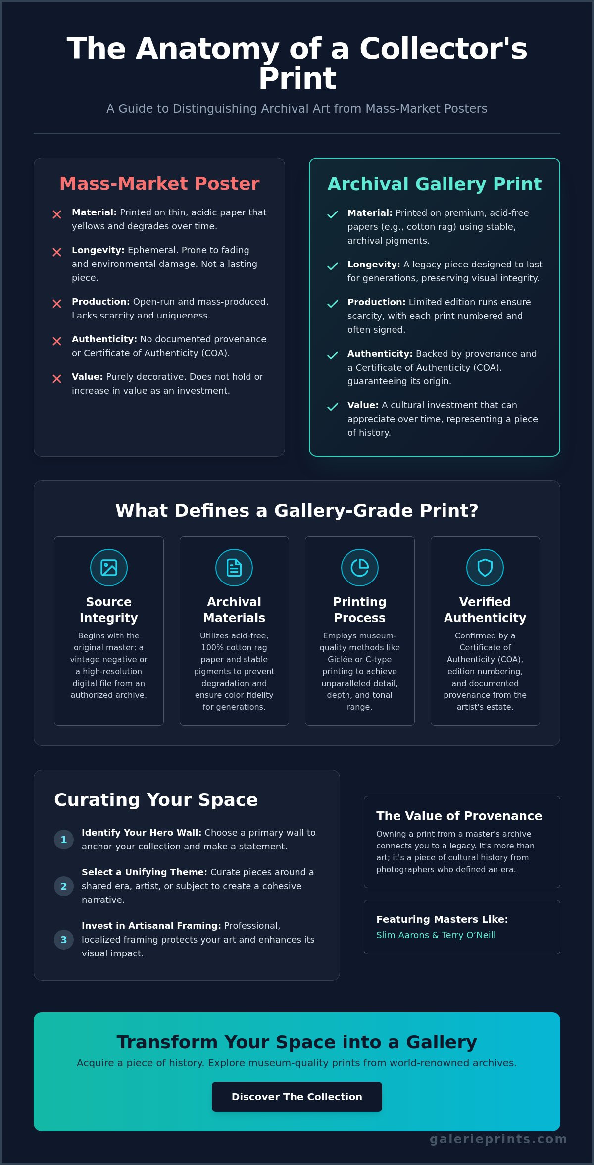 How to Buy Fine Art Photography Online: A Collector’s Guide to Archival Excellence - Infographic